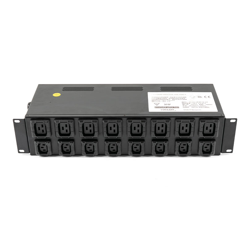 16-výstupní C13 C19 2U Vertikální TCP/IP Sensor Breaker eco Smart Rack Pdu